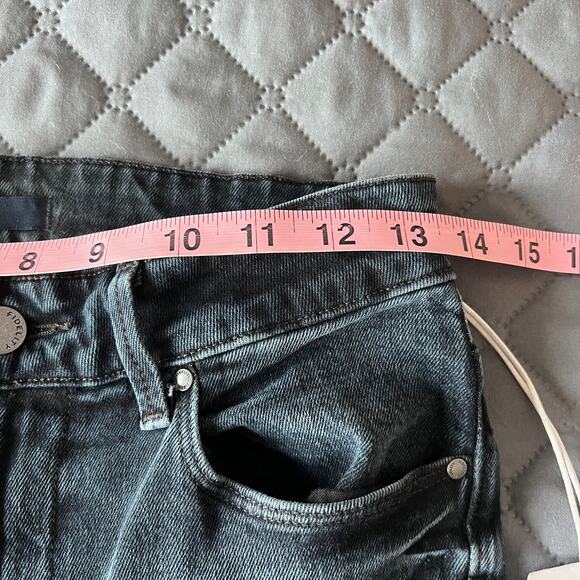 Fidelity Denim Jeans Women’s Size 26 Blue Slim Straight FLAWS: SAMPLE/ Holes - Picture 7 of 10